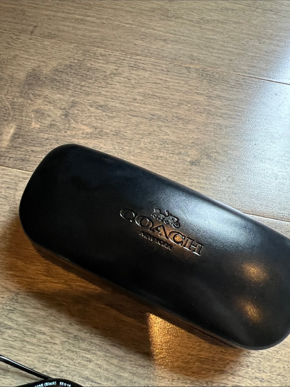 Coach Black Cat-Eye Sunglasses with Gradient Lenses - Picture 3 of 11